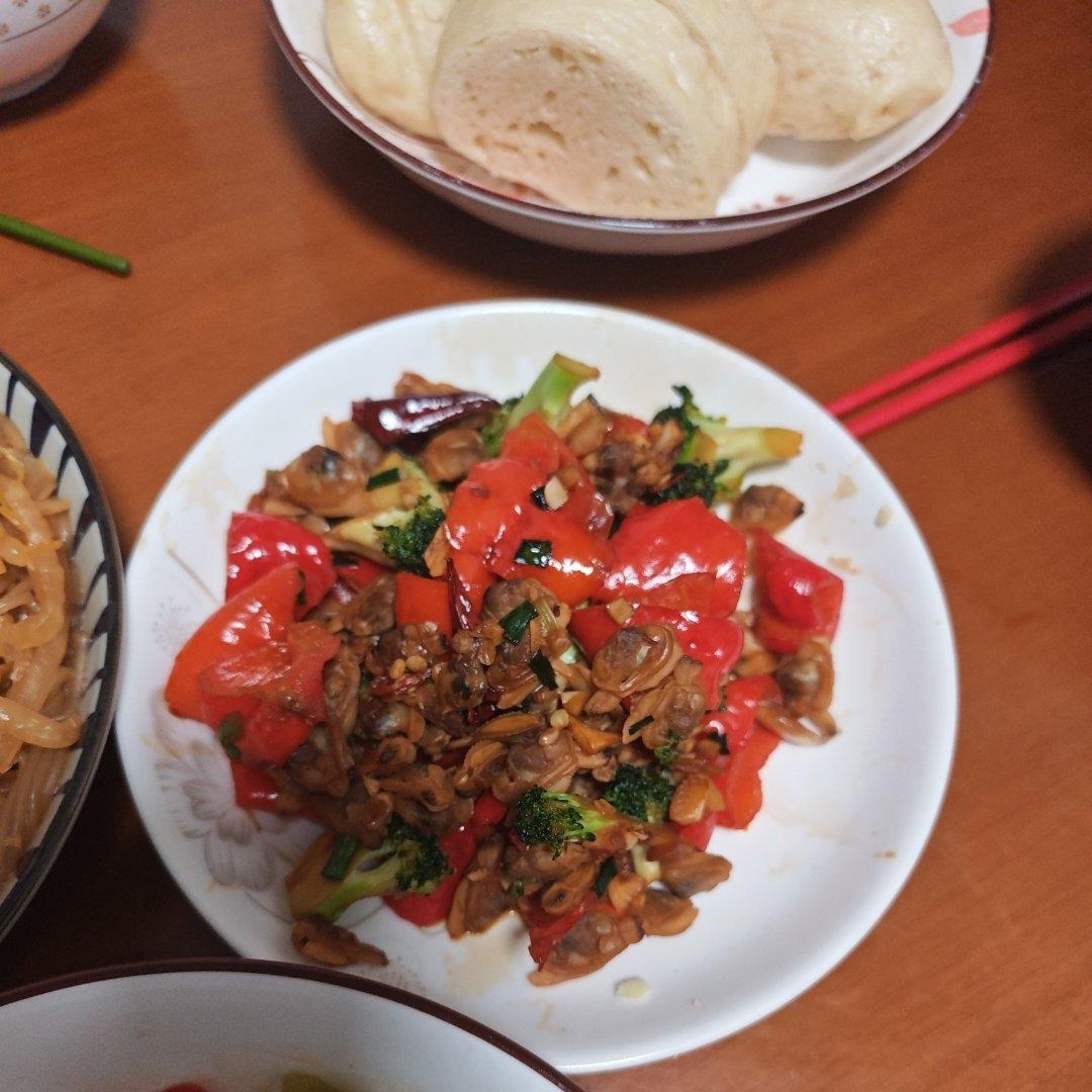 爆炒蛤蜊肉