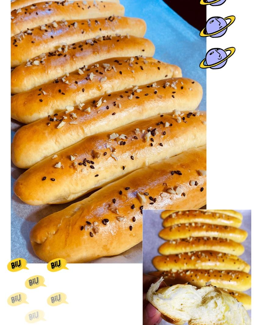 牛奶杏仁片排包