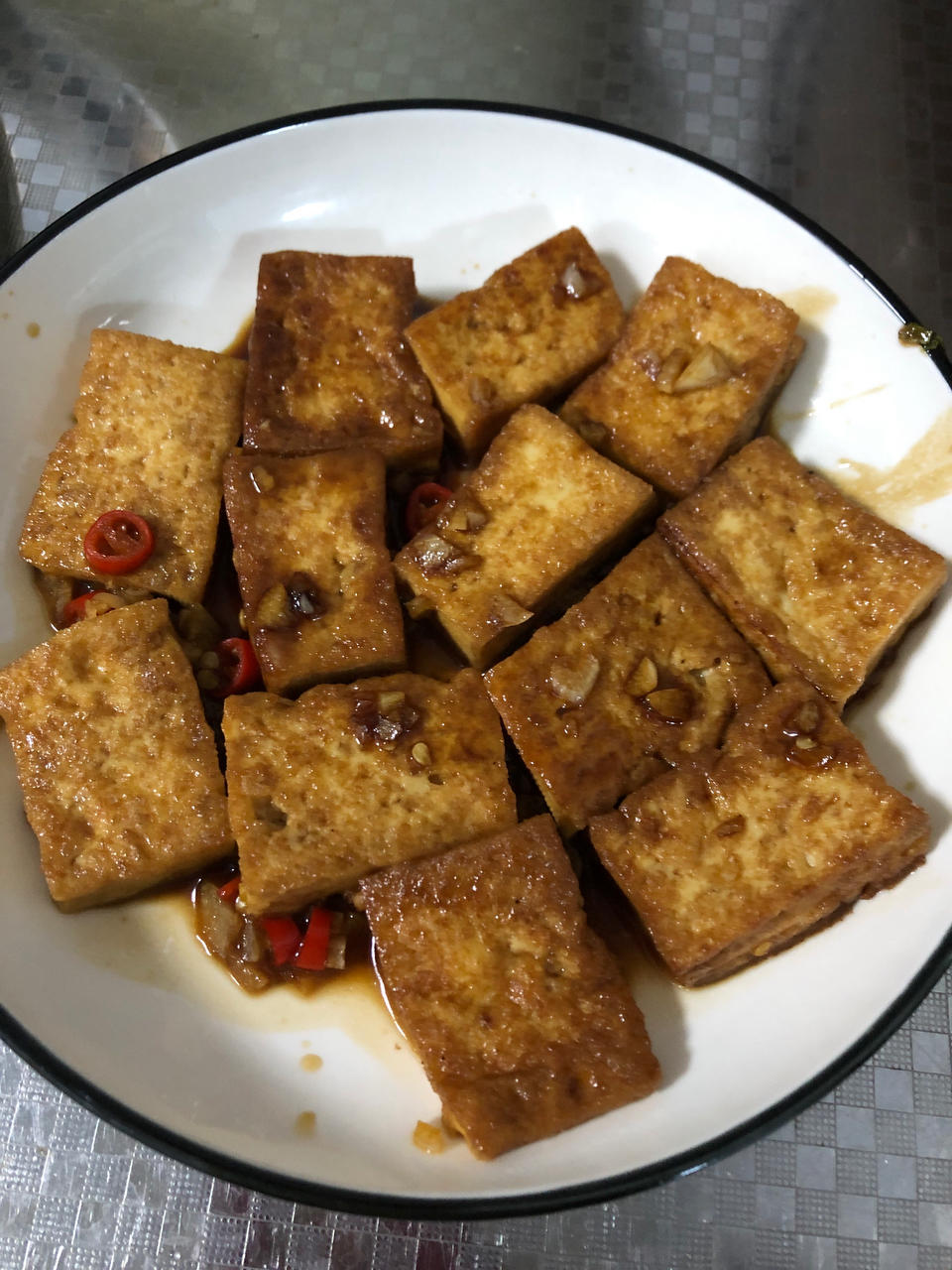 爆汁香煎豆腐