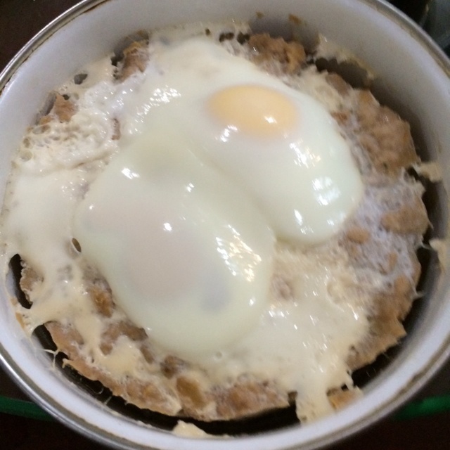 肉饼蒸蛋