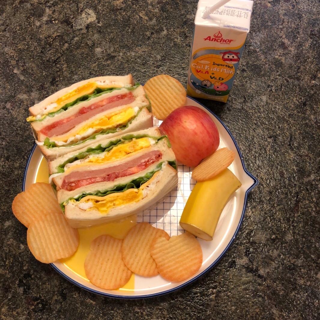 随意任性发挥的早餐三明治