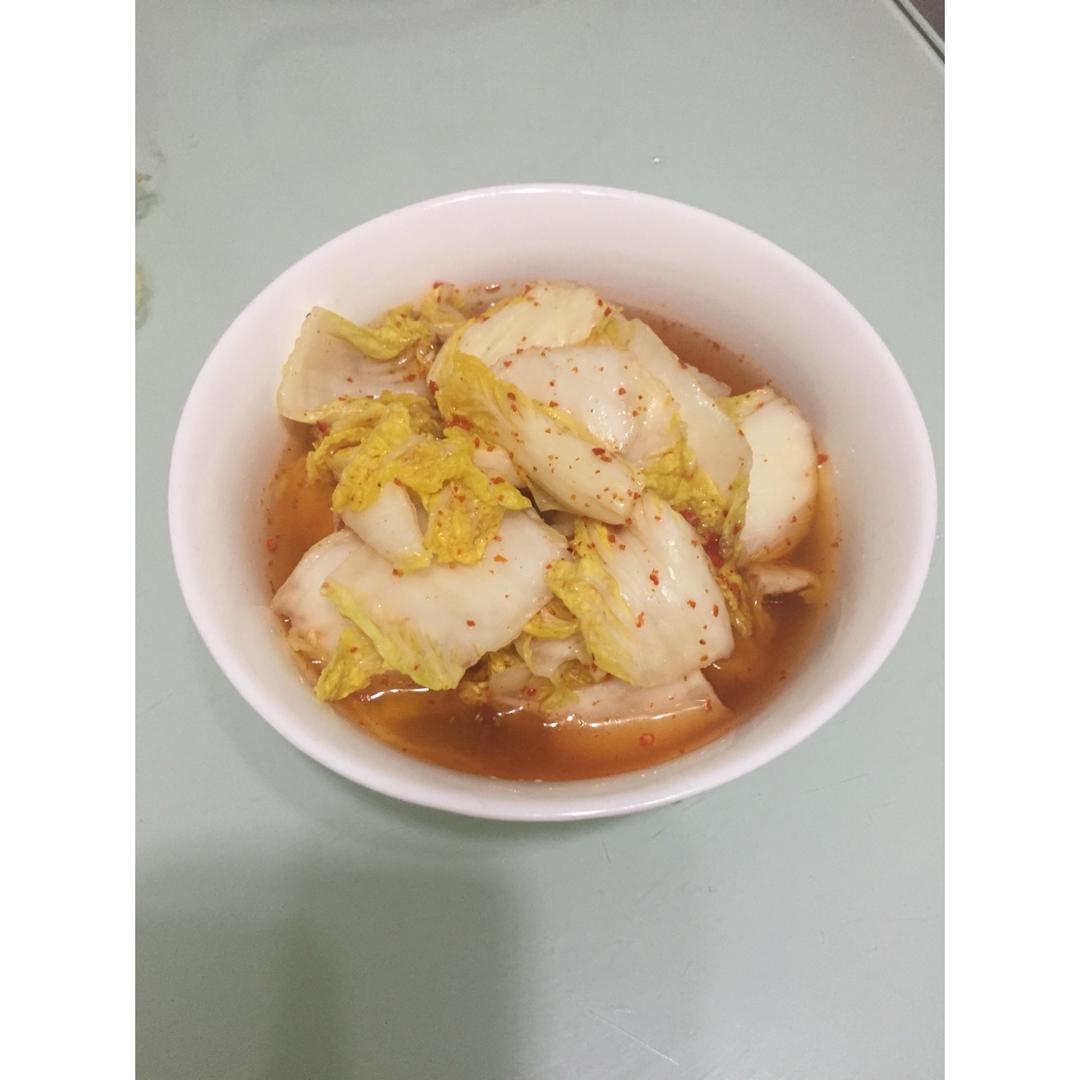 一夜渍（糖醋酸辣白菜）