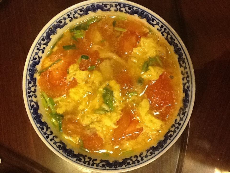 蕃茄肉丝蛋汤