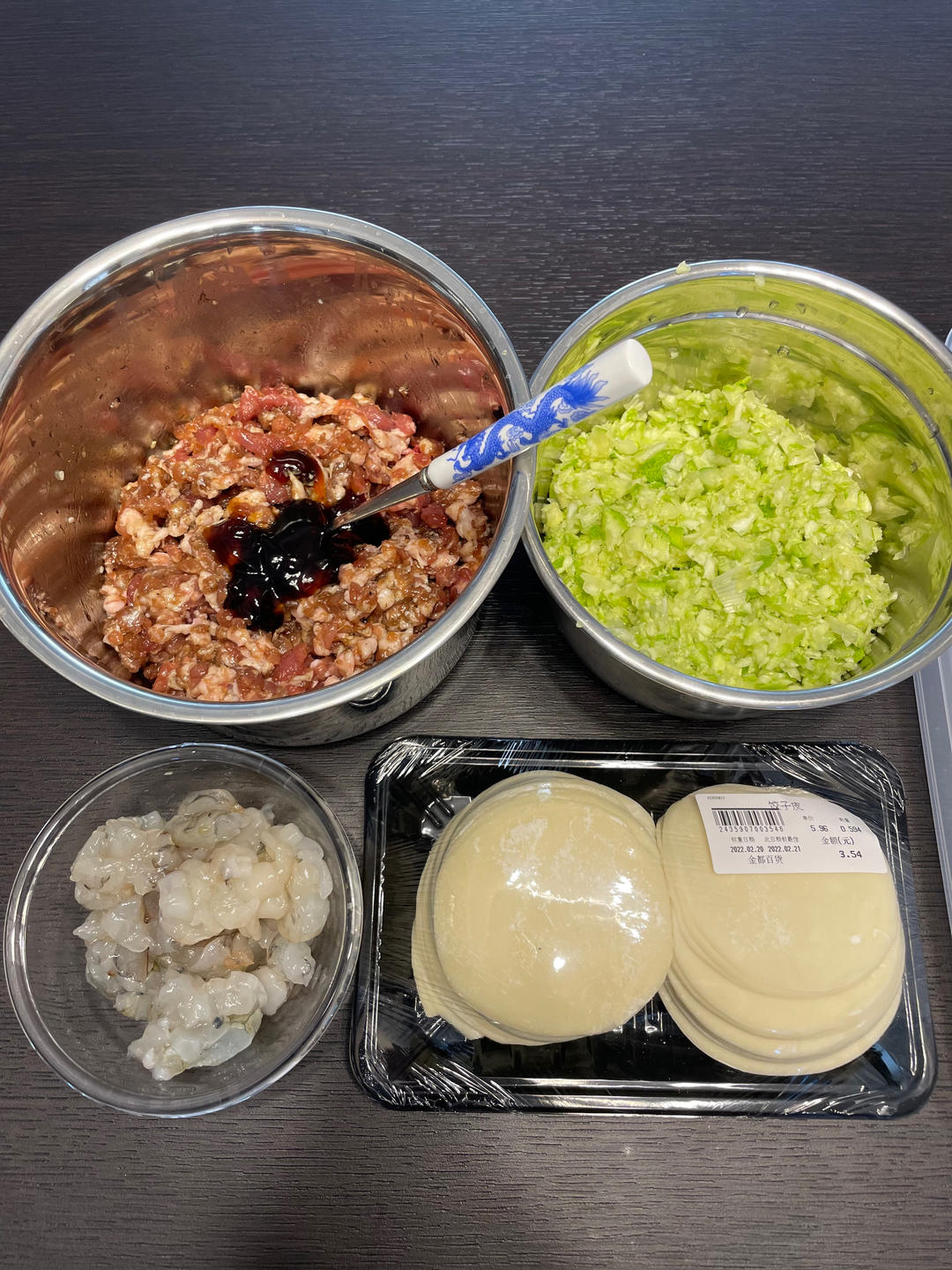 媲美东方饺子王的黄瓜鸡蛋虾仁水饺（附饺子皮做法）