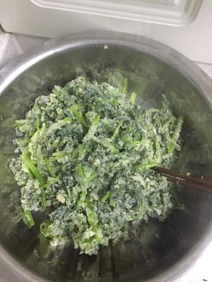 蒸茼蒿（蒸菜）的做法 步骤4