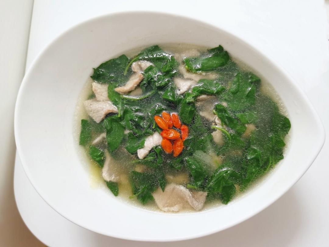 下厨房用户lx4j做的枸杞叶瘦肉汤