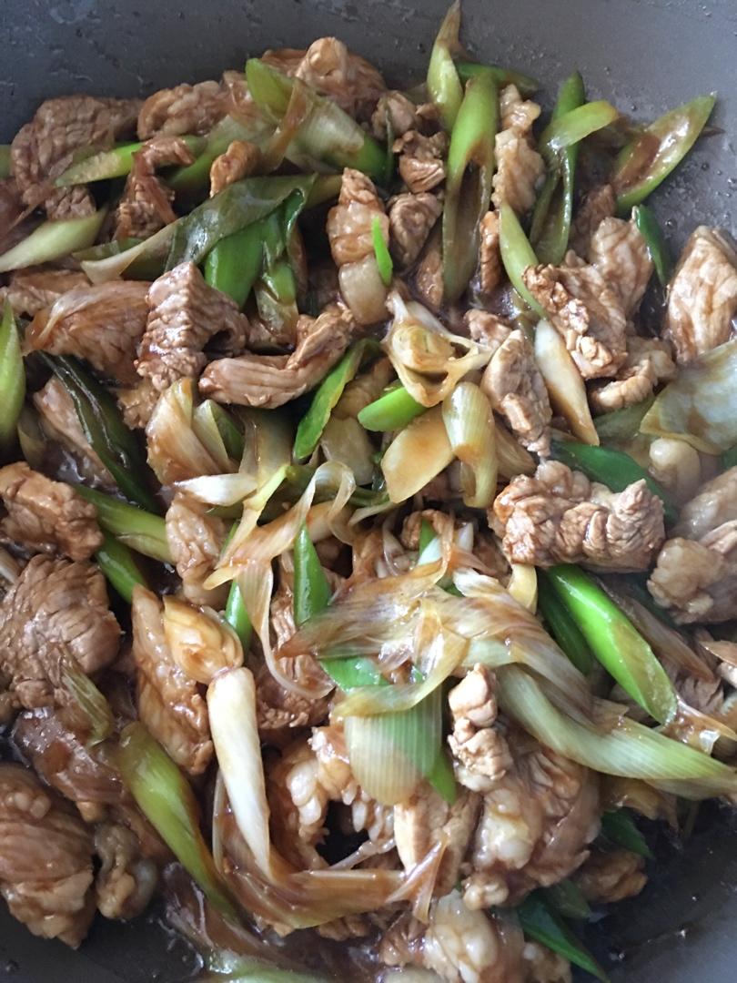 葱爆肉