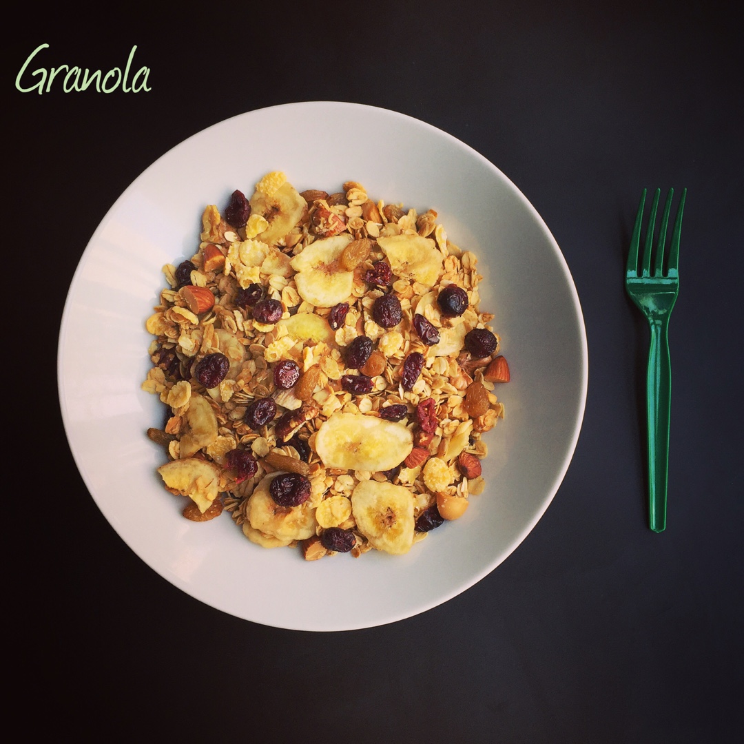 豆喵喵做的granola格兰诺拉麦片