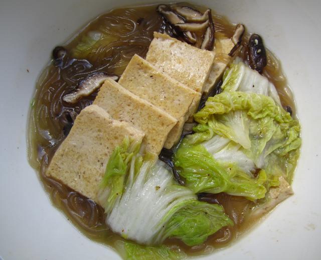 白菜豆腐炖粉条的做法
