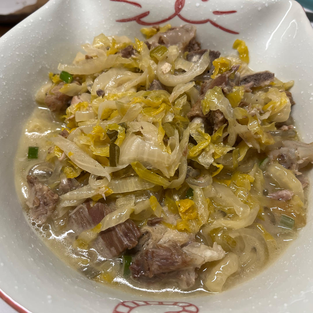 东北菜【排骨酸菜炖粉条】