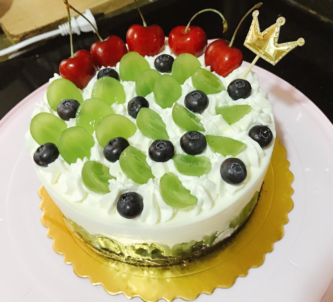 搬运【青提酸奶慕斯蛋糕】—cooking tree