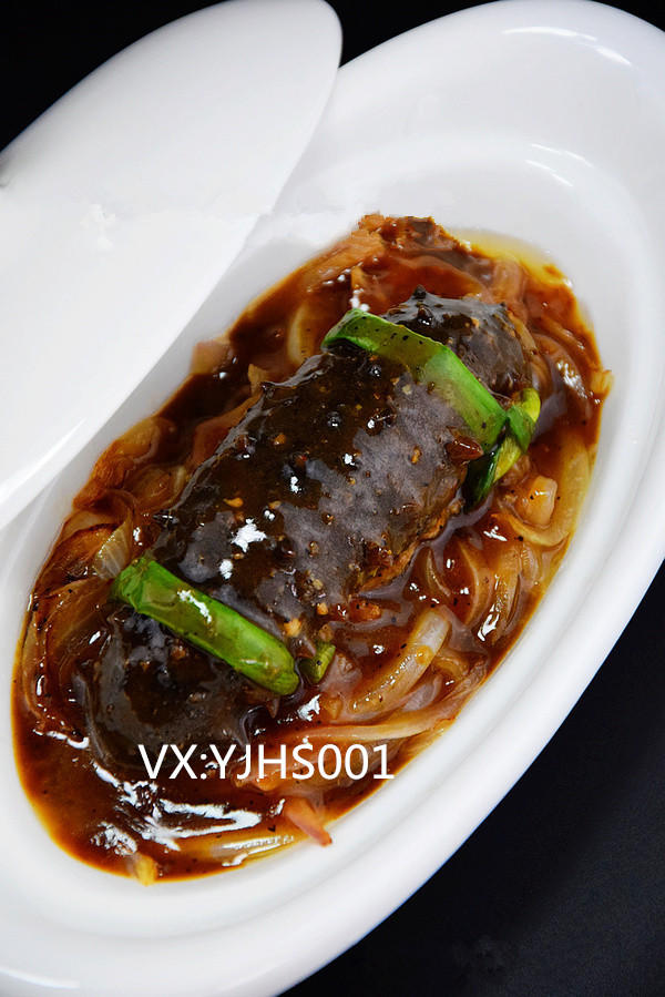 创意海参新吃法黑椒海参的做法 步骤6