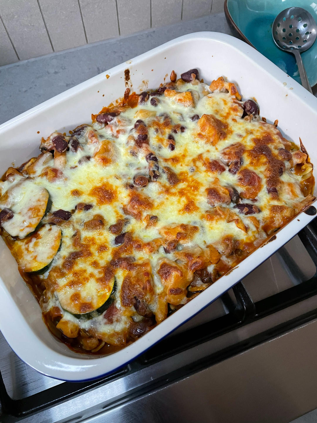 马苏里拉芝士焗意面