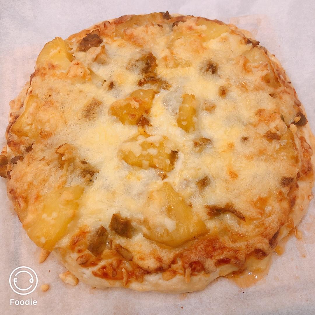 酥脆薄底香浓芝士～夏威夷风情披萨🍕来袭（9寸）