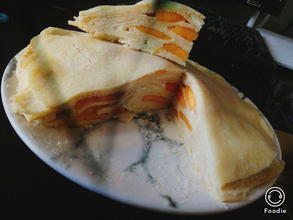 芒果千层蛋糕，100%成功告别煎皮无能