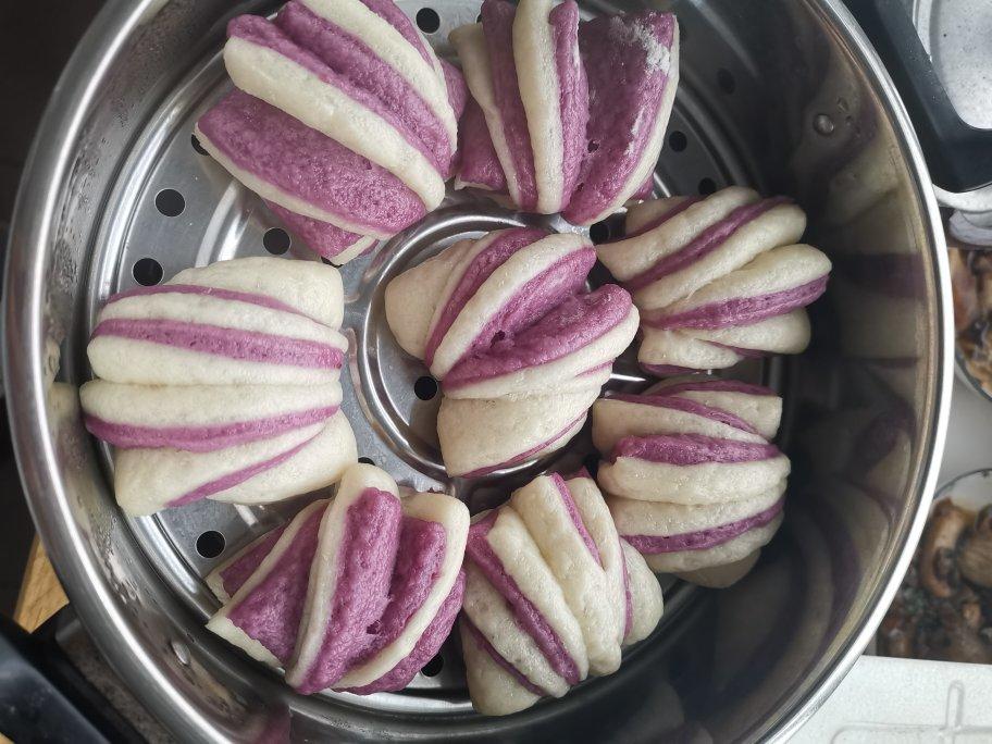 小美版 紫薯花卷