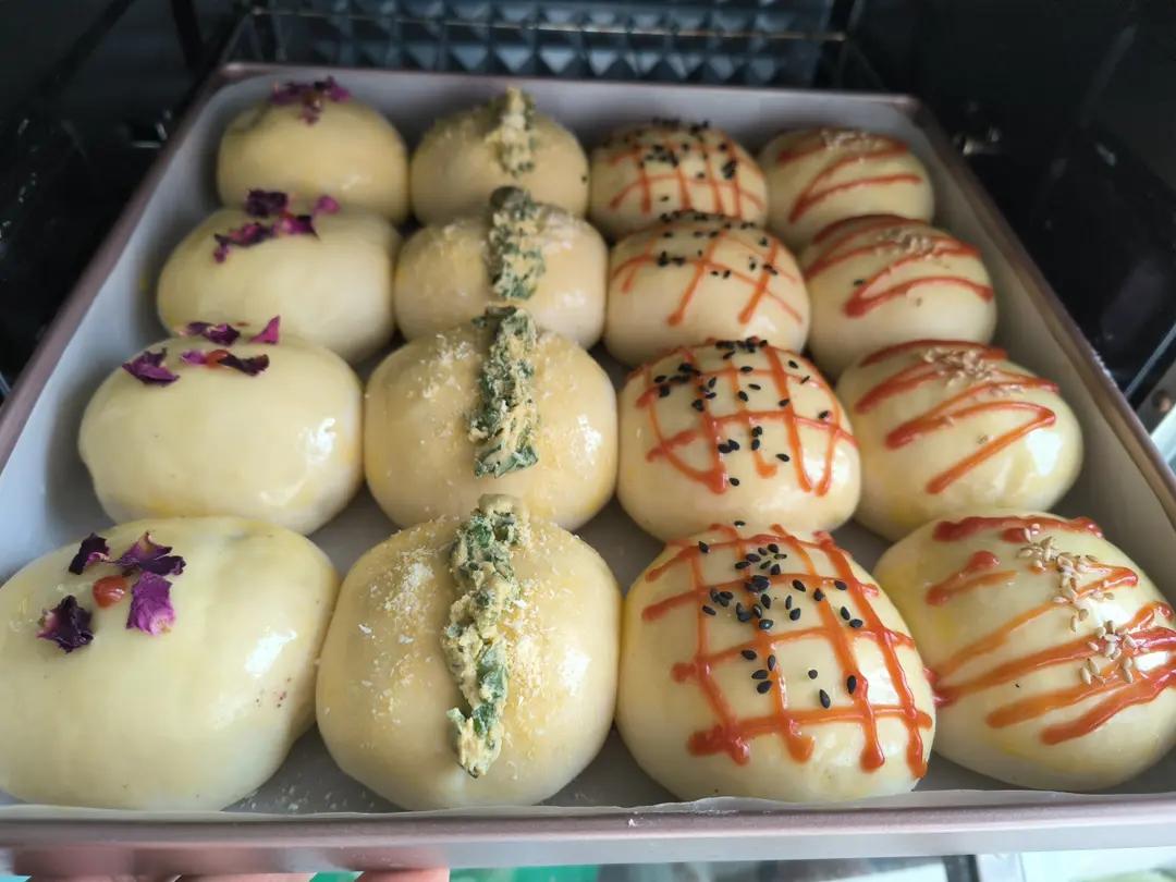 一个面团做4种口味面包！松软可口巨美味！
