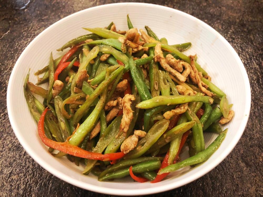 四季豆炒肉丝
