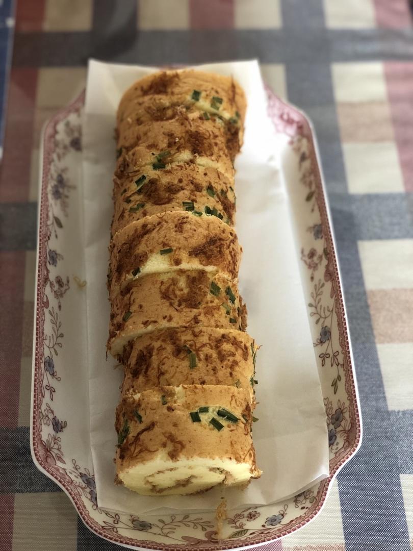香葱肉松卷 蛋糕卷-无敌美味