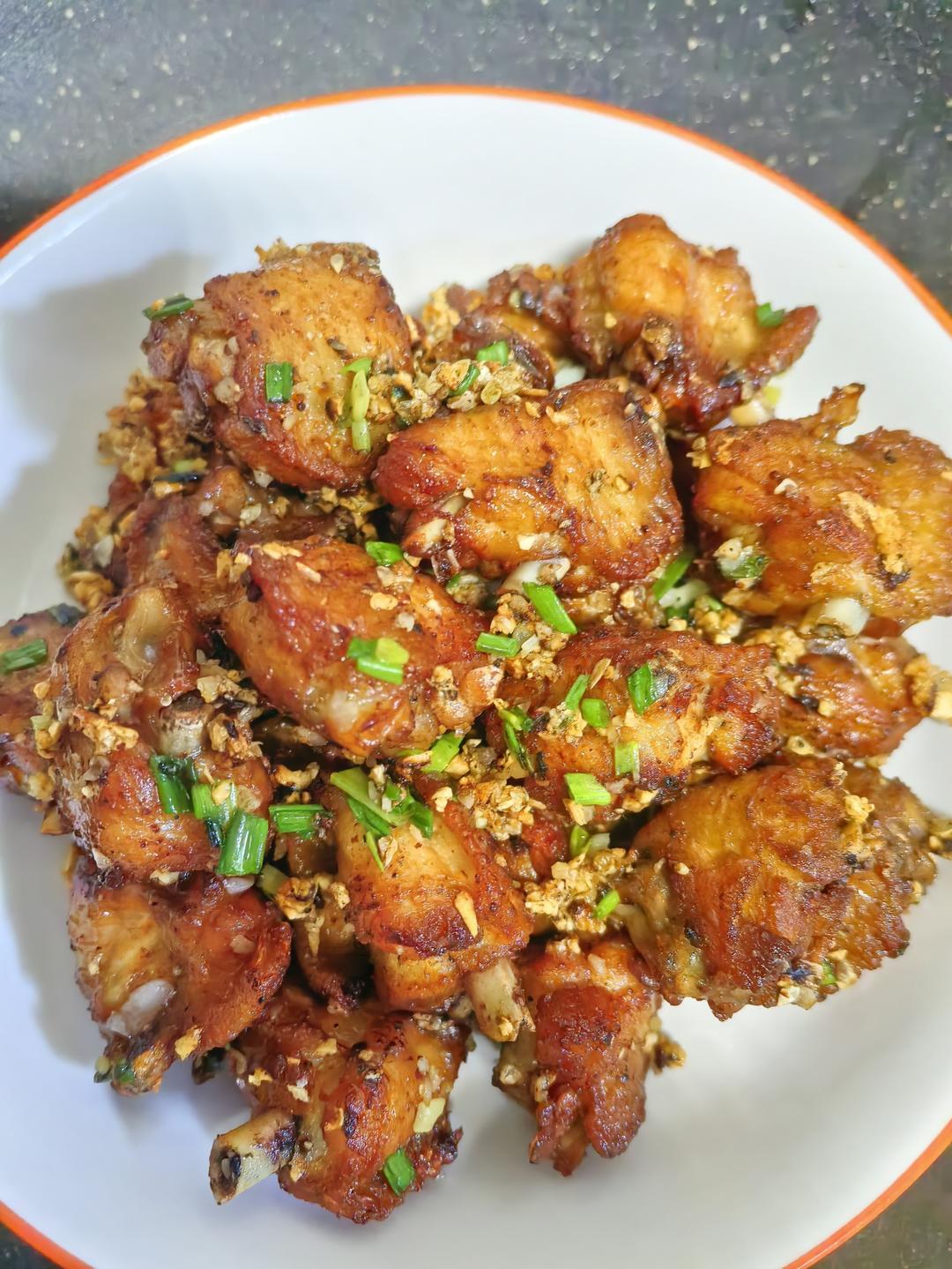蒜香鸡翅｜孩子们的最爱