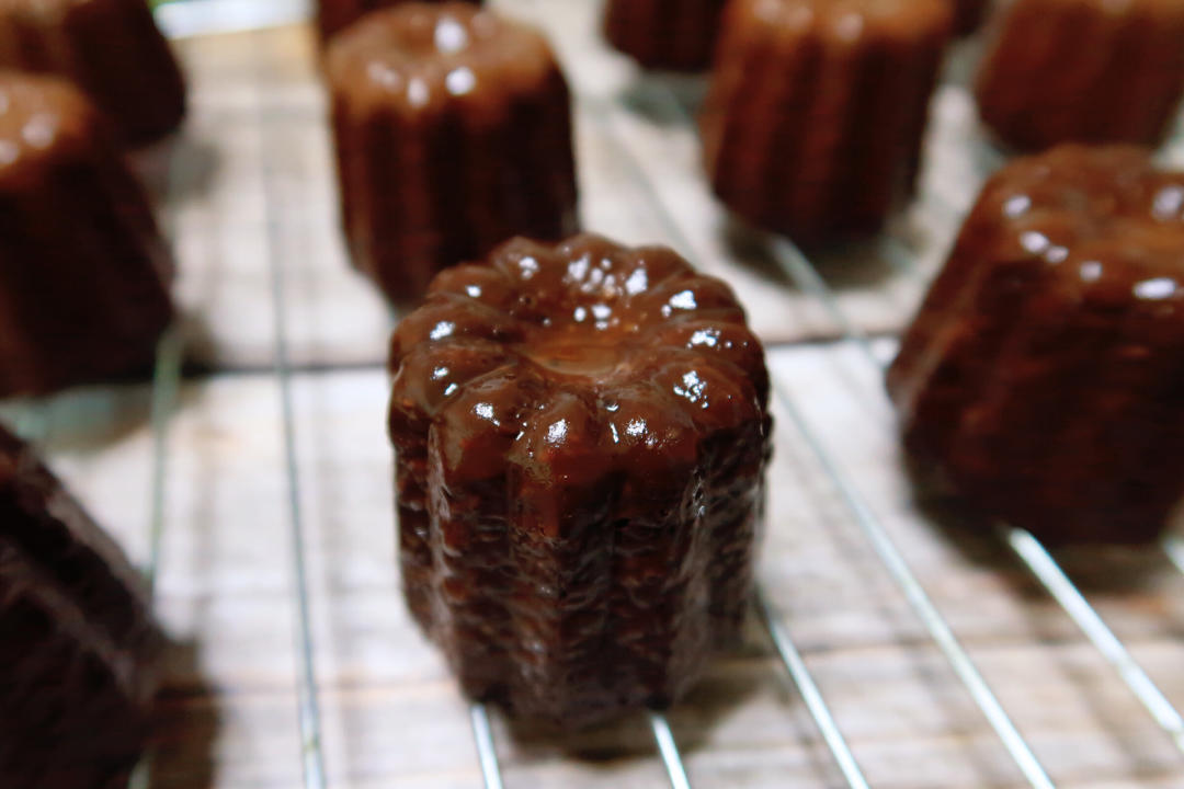 波尔多可露丽（鸳鸯奶茶与抹茶）—便宜钢模无需震面糊