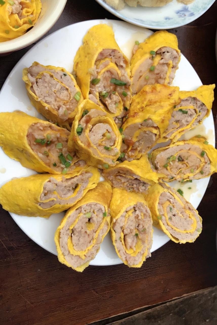 六月雪老丁做的潍坊特色菜卷煎