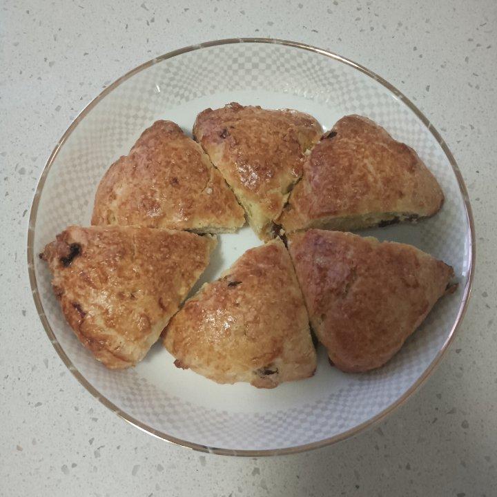 葡萄干司康（酵母版）