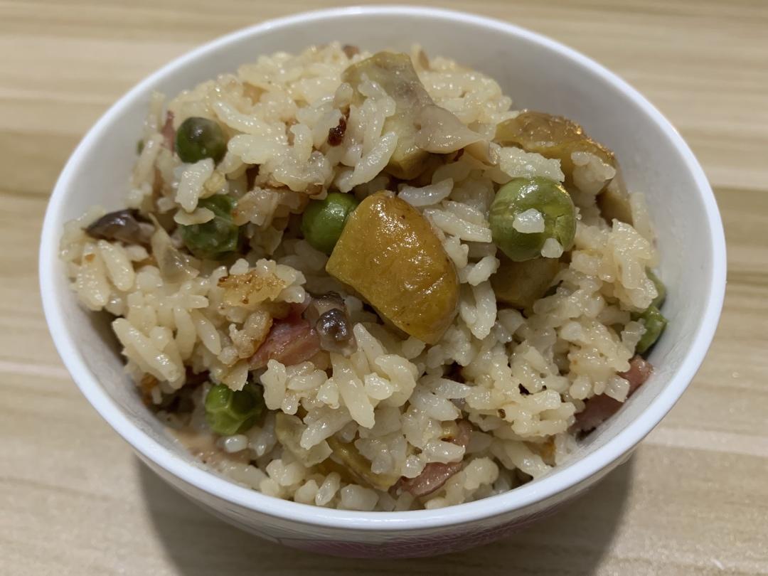 🌰栗子鸡腿肉腊肠焖饭🌰