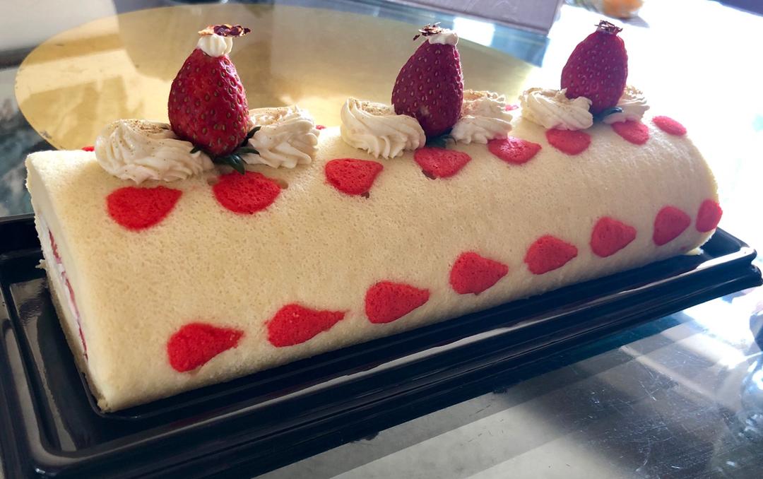 波点蛋糕卷（瑞士卷）