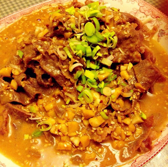 麻酱金针肥牛
