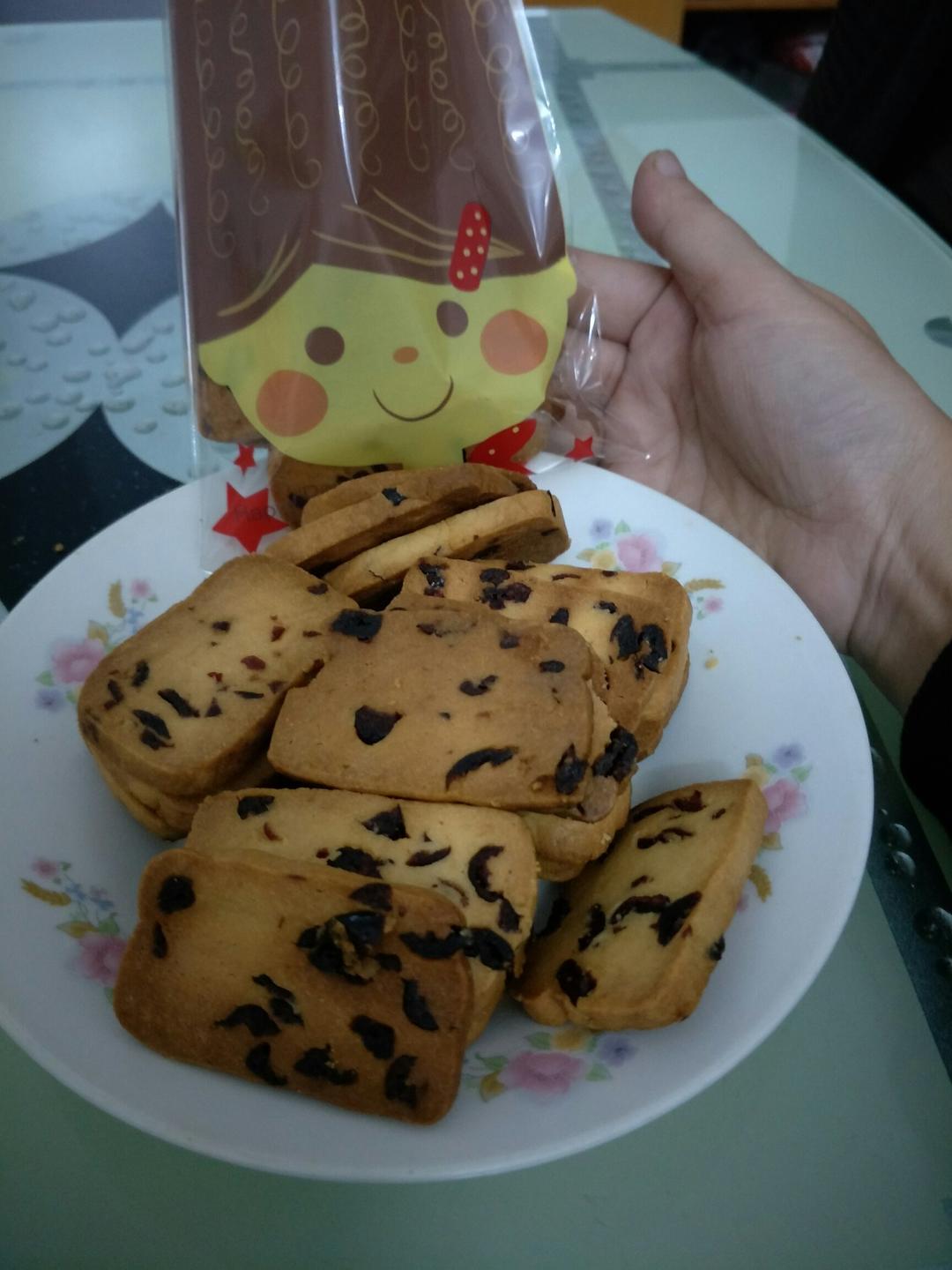 低糖少油版蔓越莓饼干