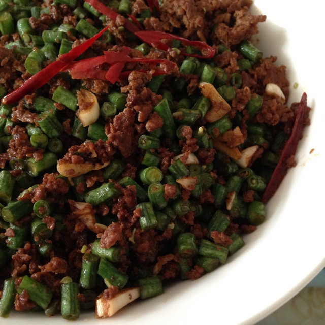 肉末豇豆