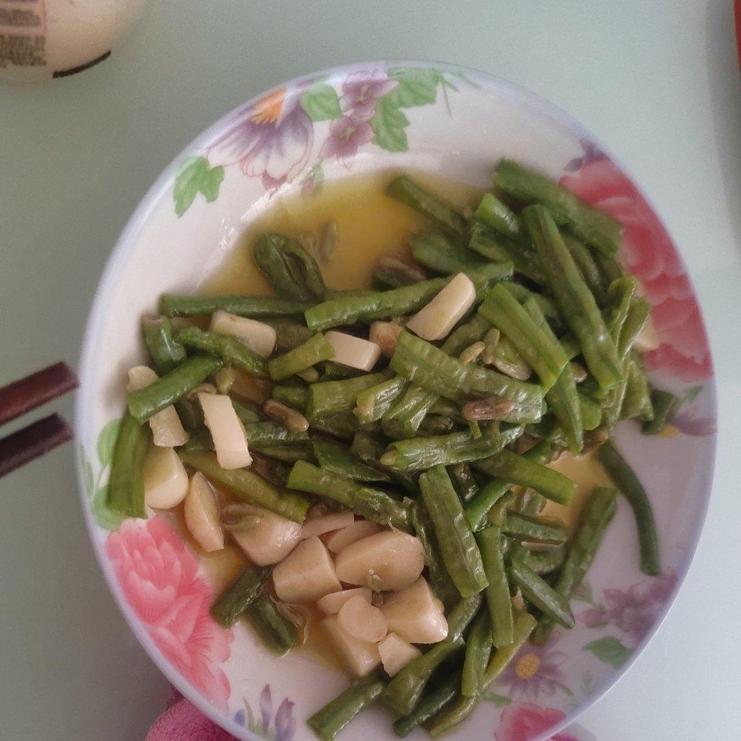 健康少油蒜泥拌长豆（豇豆）