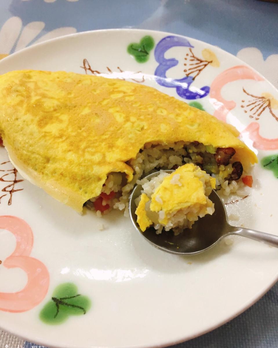 咖喱鸡蛋包饭＋咖喱鸡排饭