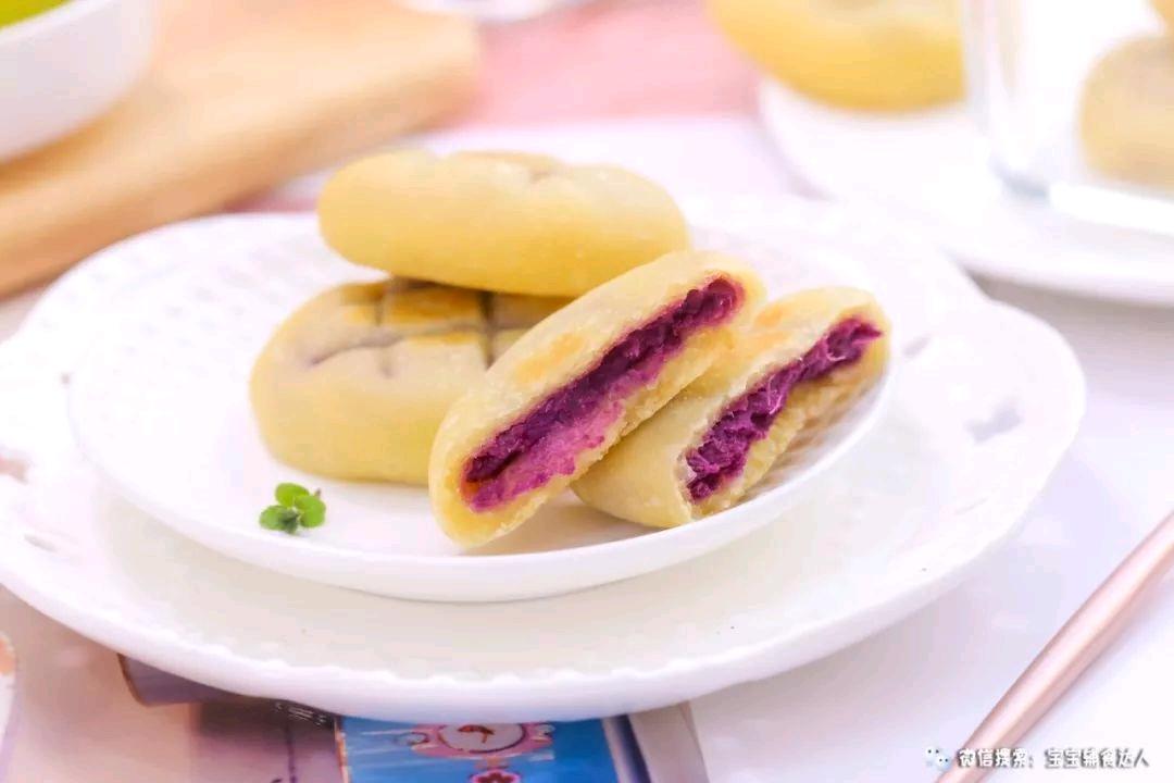 山药紫薯饼