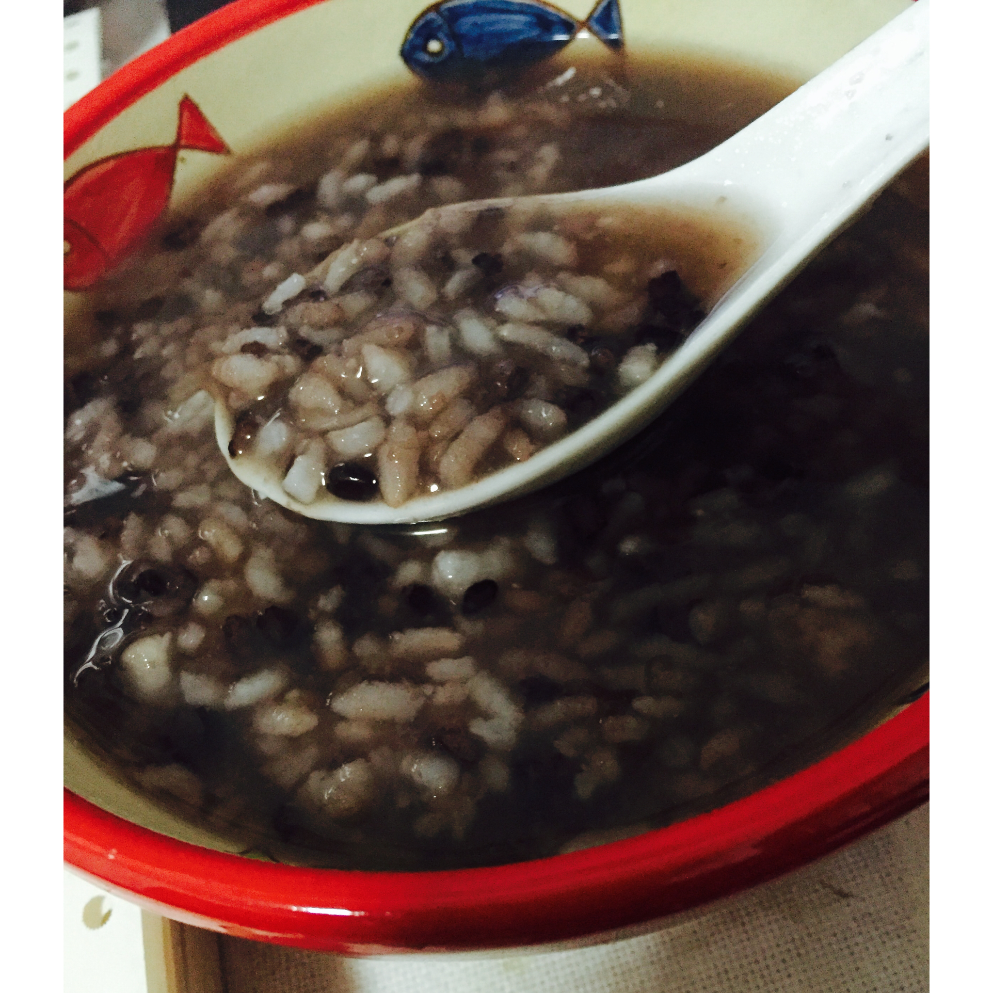 黑米粥