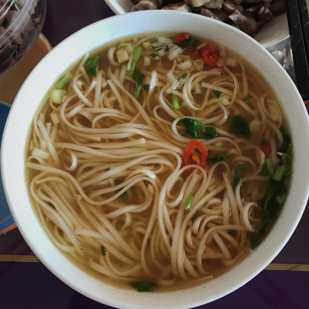 开阔的故乡做的一碗热汤面