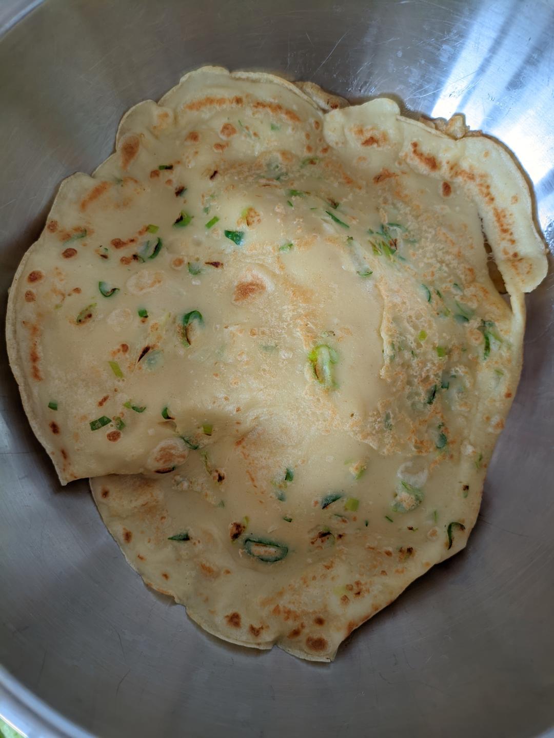 简单好吃的鸡蛋香葱摊饼