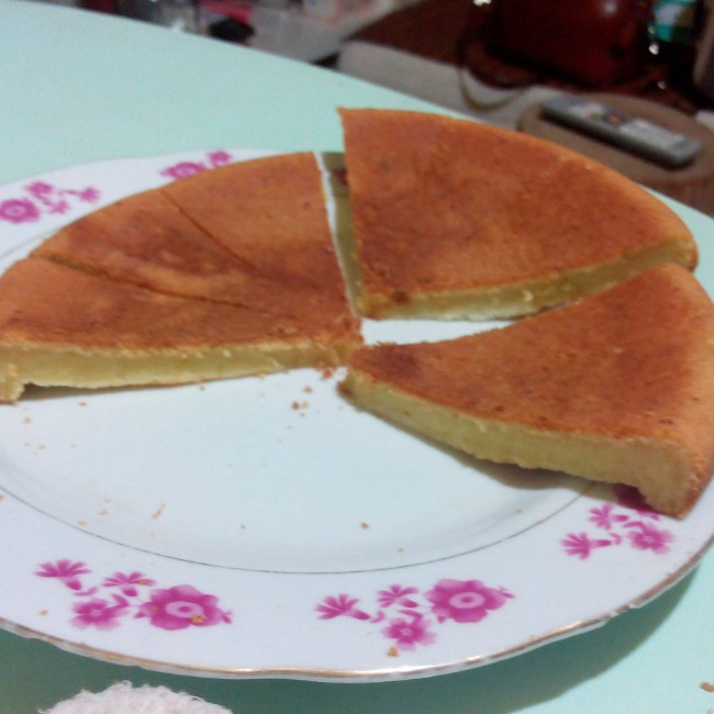 电饭锅版蛋糕——蜜豆蛋糕