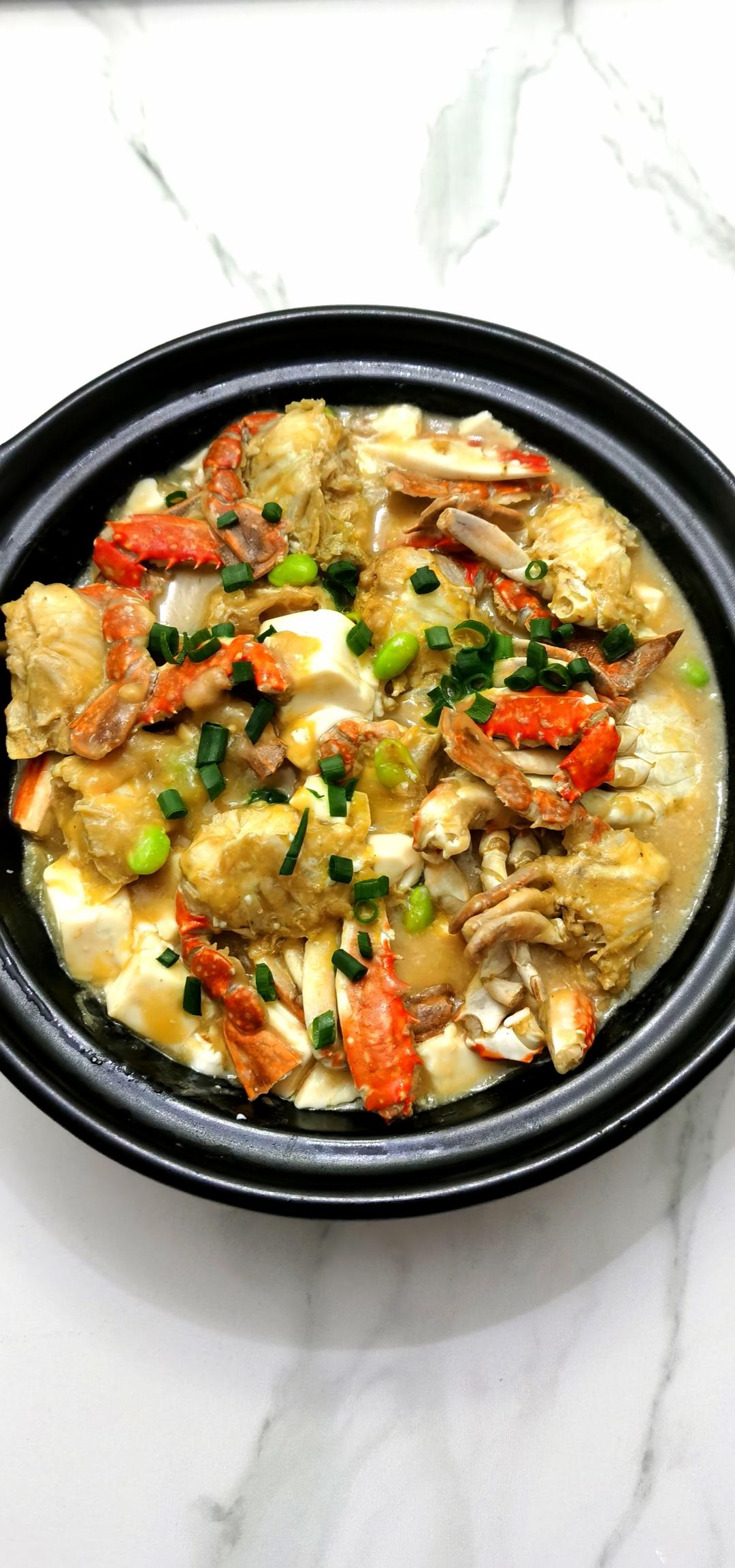 梭子蟹豆腐煲 by wqy