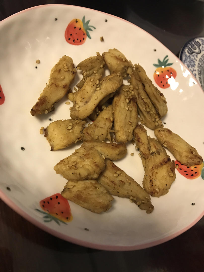 孜然鸡胸肉，低脂低卡好吃无压力。