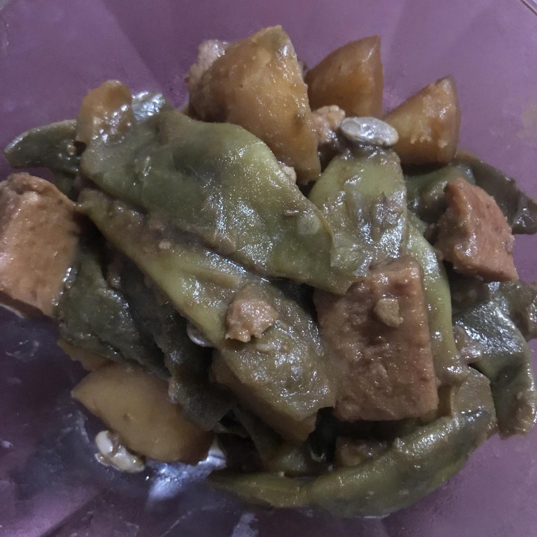 土豆炖豆角