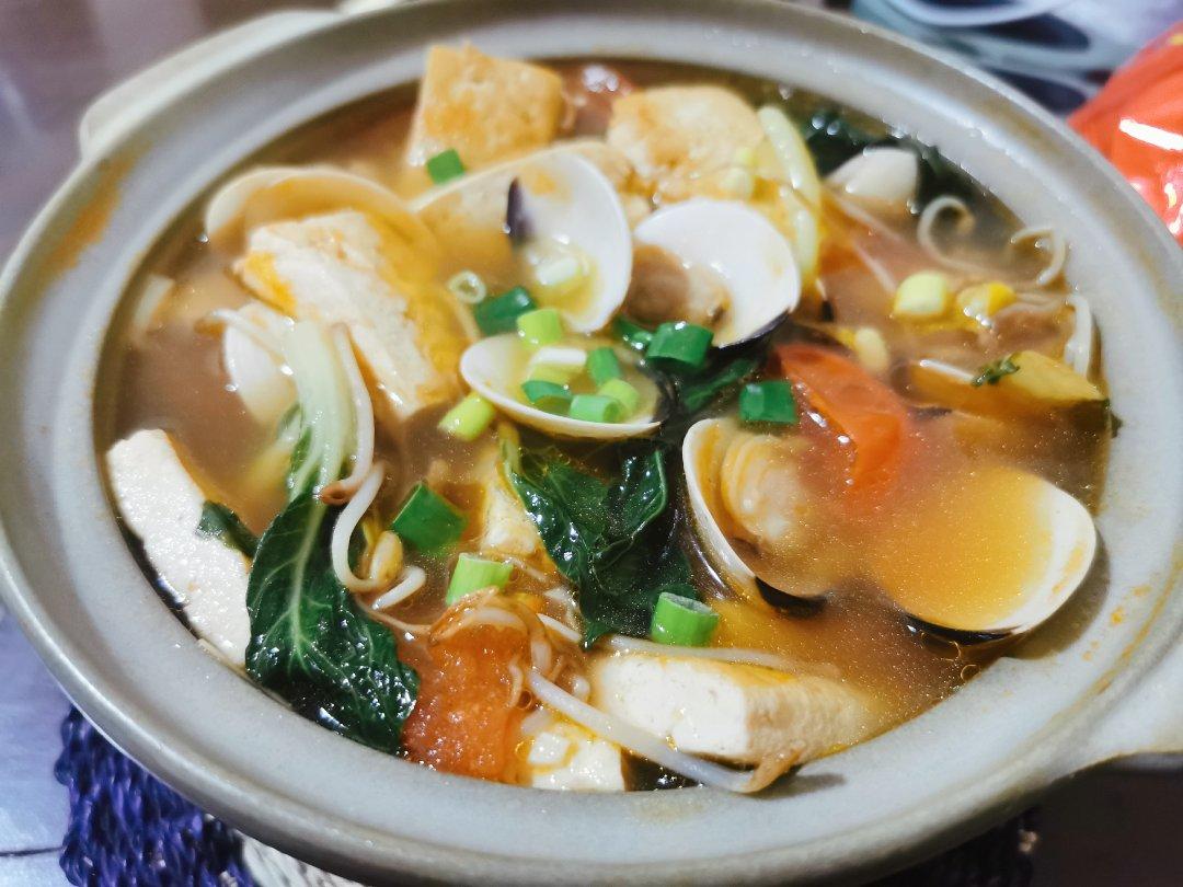蛤蜊豆腐汤(减肥)
