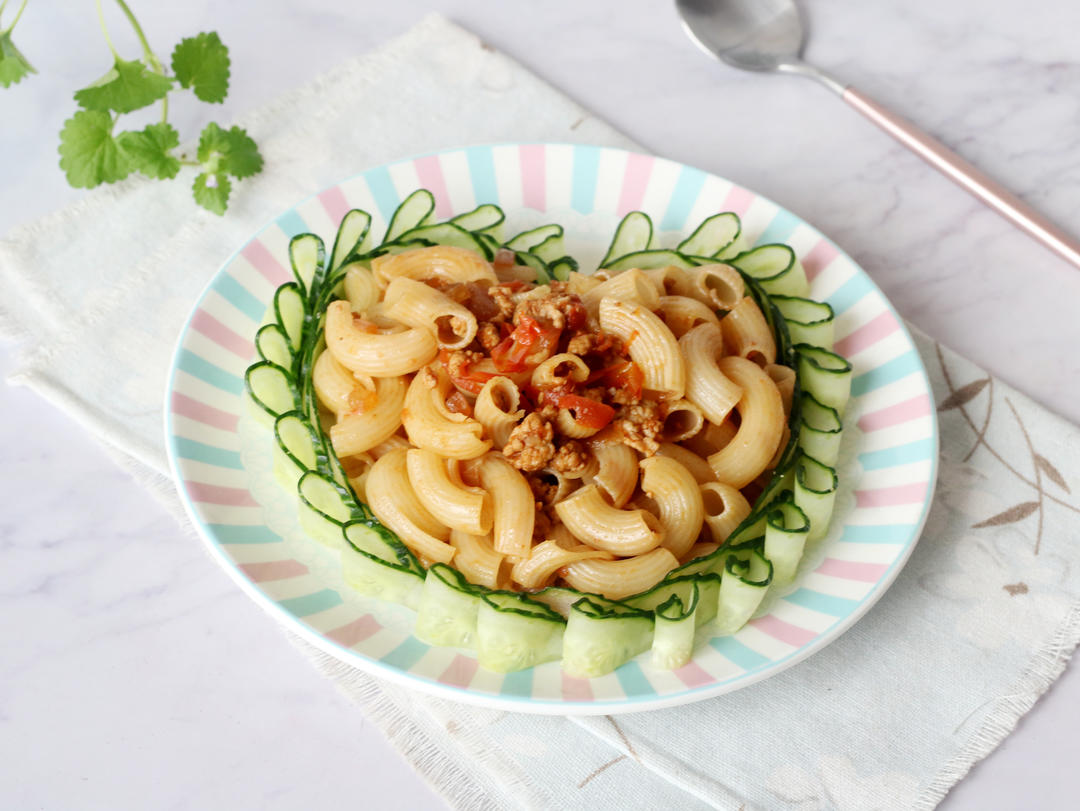 番茄肉酱通心粉（七夕爱心餐）