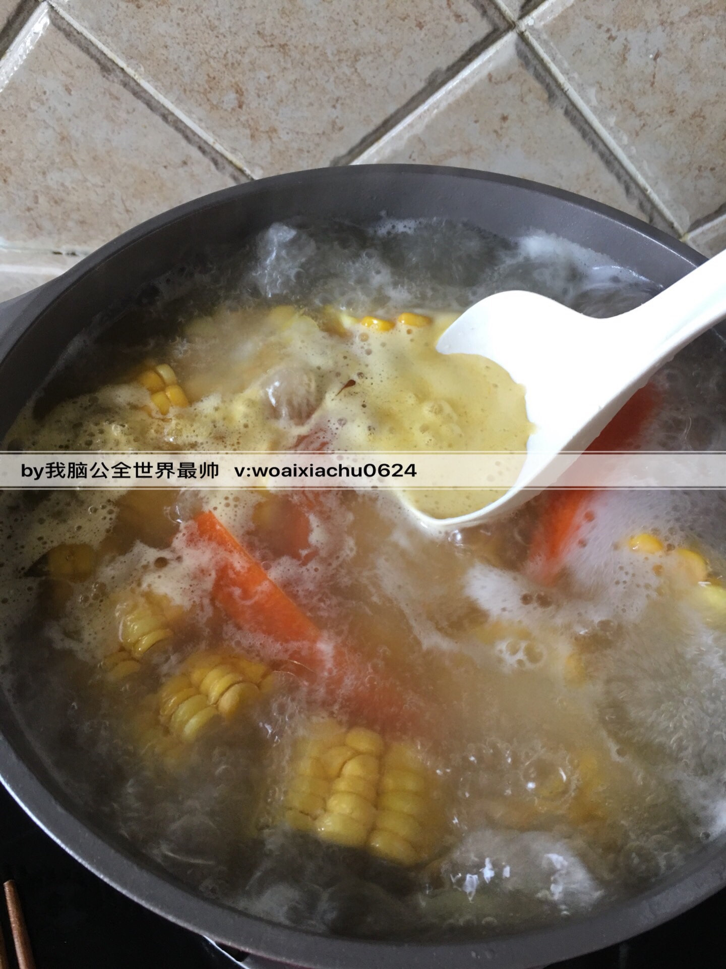 排骨玉米胡萝卜汤的做法 步骤17