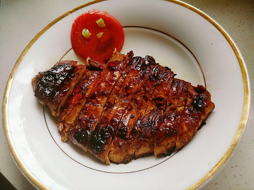 酷炫屌炸天好吃的煎鸡胸肉（香蒜蜂蜜煎鸡胸肉）