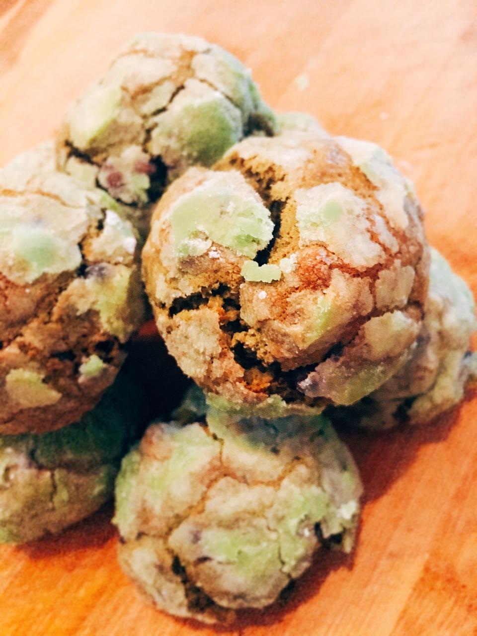 抹茶奶酪巧克力曲奇 Matcha Cream Cheese Choc Cookies