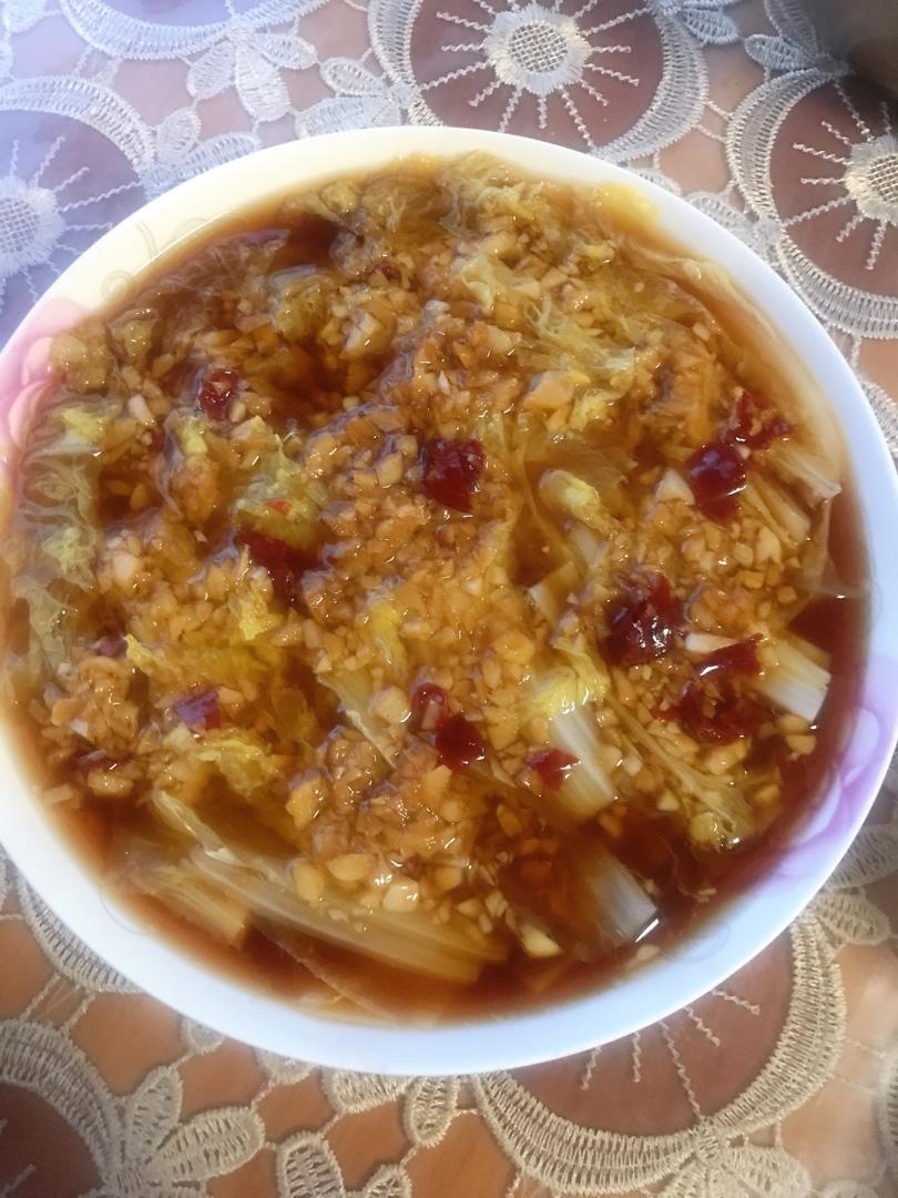 蒜蓉粉丝娃娃菜