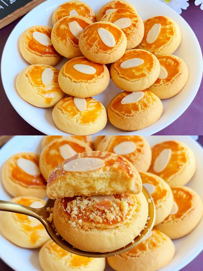 简单零失败的烤箱美食❗️酥脆可口的杏仁奶酥的做法