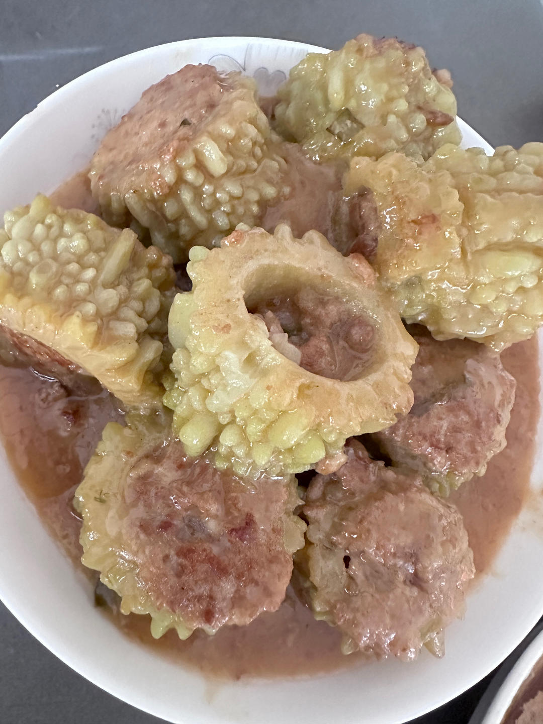 夏天消暑-苦瓜酿肉